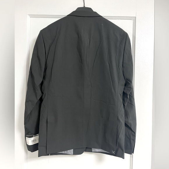 38S 2Pc Suit Men's Black William Rast Blazer & Pants - Picture 2 of 15